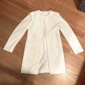H&M white coat